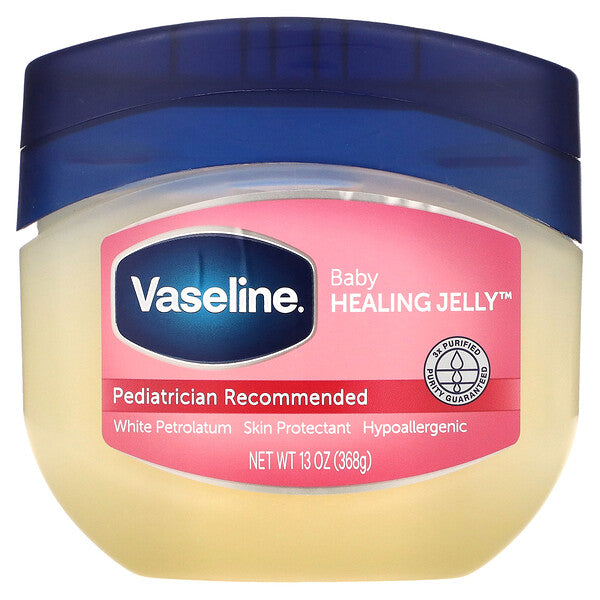 Vaseline Baby Hypoallergenic Petroleum Healing Jelly & Diaper Rash Skin Protectant - 13oz