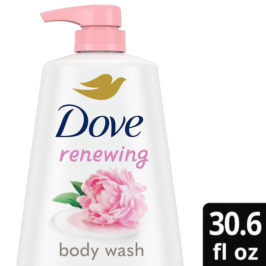 Dove Refreshing Liquid Body Wash with Pump Cucumber & Green Tea Cleanser, 30.6 oz