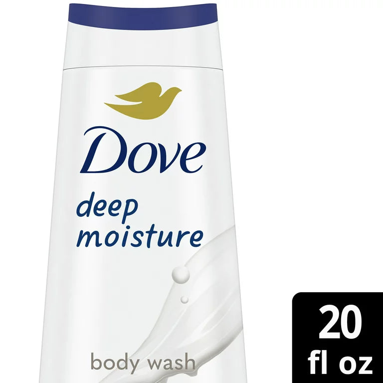 Dove Deep Moisture Liquid Body Wash Cleanser, 20 oz