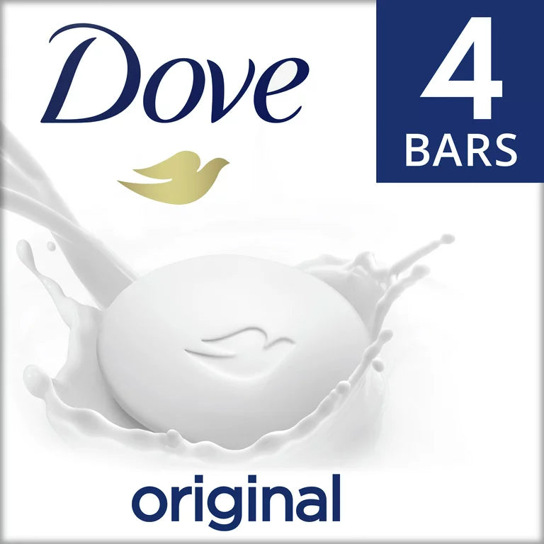 Dove Original Beauty Bar With Deep Moisture 3.75 oz 4 Bars